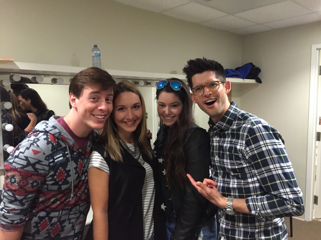 Spending time with popular internet sensation, Hunter March and Thomas Sanders