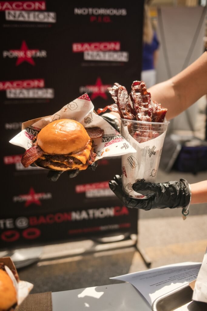 Root Beer Candied Bacon Cheeseburger